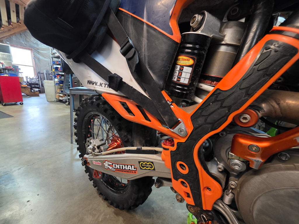 12-16 KTM EXC-F Rackless Luggage Strap Mounts