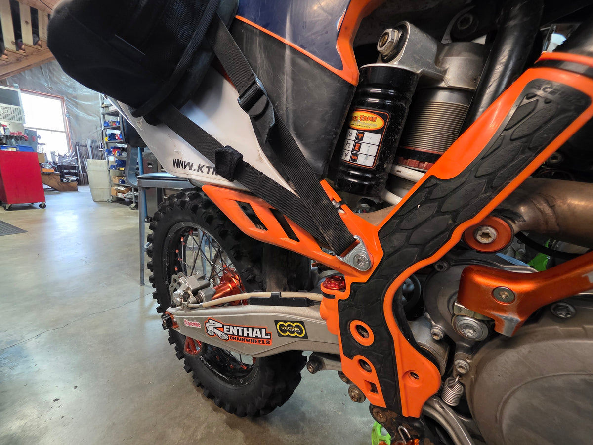 12-16 KTM EXC-F Rackless Luggage Strap Mounts