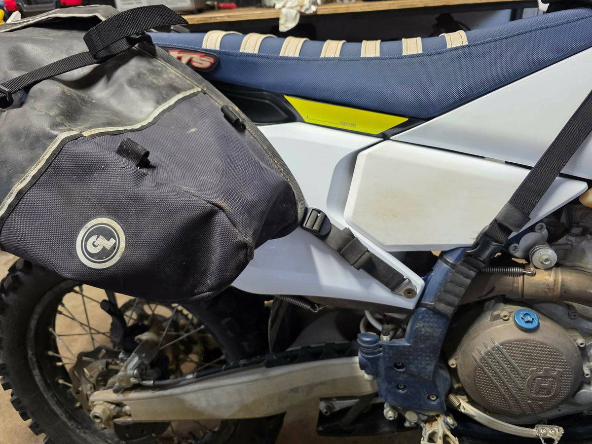 24-27 KTM EXC-F & Husqvarna FE Rackless Luggage Strap Mounts