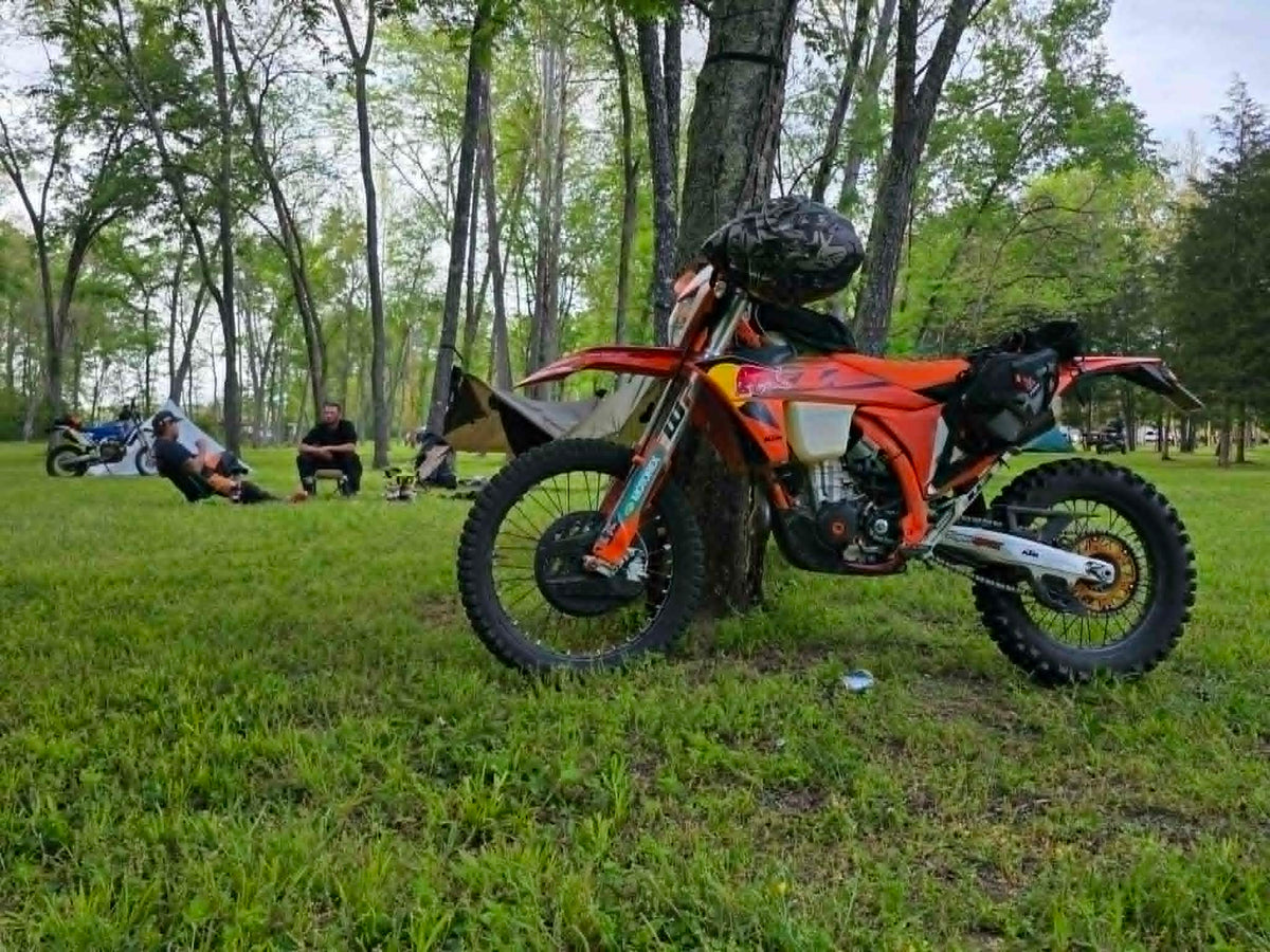 24-27 KTM EXC-F & Husqvarna FE Rackless Luggage Strap Mounts