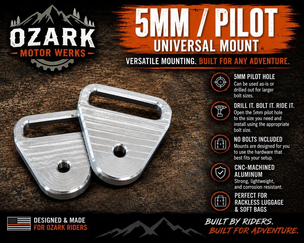 5mm/Pilot Universal Luggage Strap Mounts