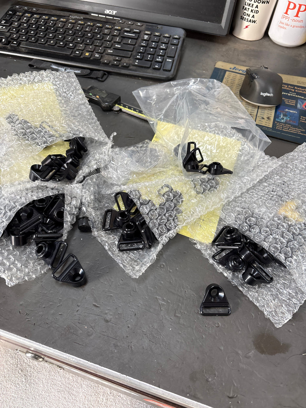 17-19 KTM EXC-F Rackless Luggage Strap Mounts